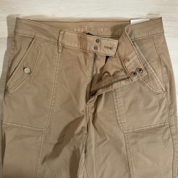 NWT WHBM High Rise Pret-A-Jet Slim Ankle Pants, Toasted Hazelnut Size 12L - Picture 3 of 9